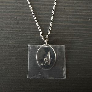Letter A Monogram necklace
